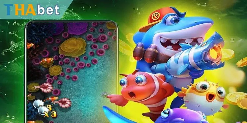 Giao diện sinh động của game bắn cá ăn tiền Thabet